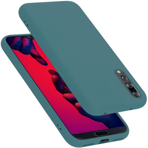  Ohišje, združljiv s Huawei v tekoči zeleni barvi - zaščitni pokrov iz fleksibilnega silikona TPU, (20586620) Cene