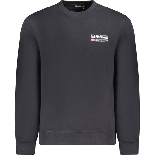 Napapijri SWEATSHIRT WITHOUT ZIP MEN BLACK Slike