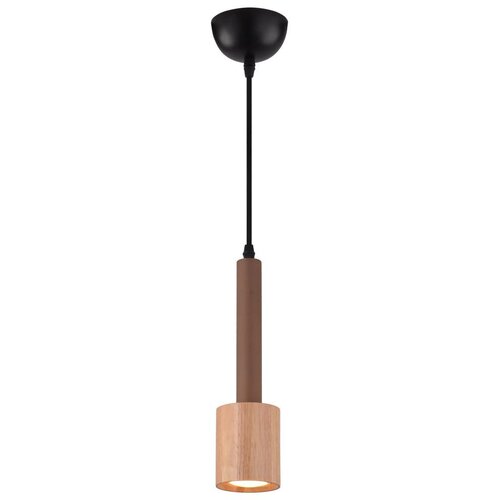 Candellux luster/visilica-tantal viseća lampa 7,5CM 1X50W GU10 svetlo kafa drvo Slike