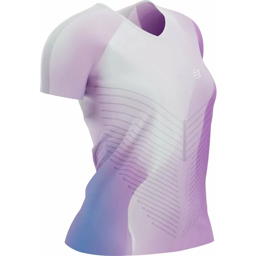 Compressport Performance SS Tshirt W Royal Lilac/Lupine/White L Majica za trčanje s kratkim rukavom