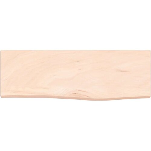 VidaXL Polica 60 x 20 x 2 cm od neobrađene masivne hrastovine Slike