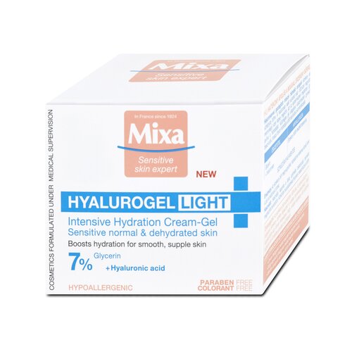 Mixa hyalurogel hidratantna krema za osjetljivu kožu 50 ml za žene Slike