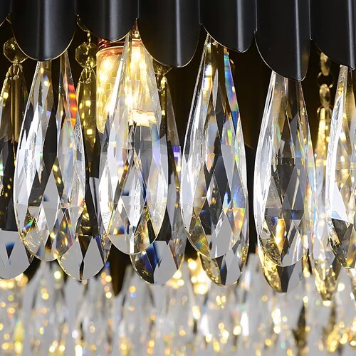 Toolight Viseća lampa APP1657-8CP Crna Slike