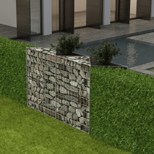 vidaXL gabionska košara od pocinčanog čelika 120 x 30 x 100 cm Cijene