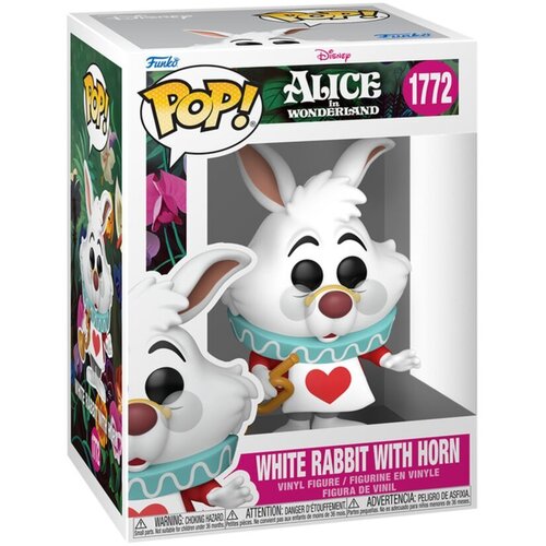 Disney Funko POP figura Alice in Wonderland - White Rabbit with Horn, 10,4 cm Slike