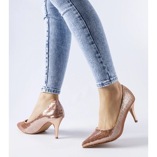 Gemre Pink sequin stiletto pumps Ernesto Cijene