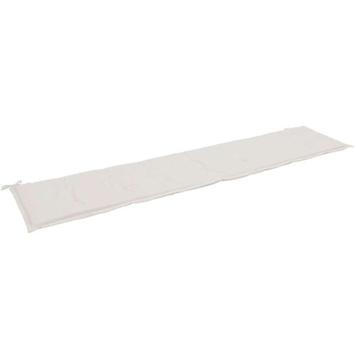  Jastuk za vrtnu klupu krem 200 x 50 x 3 cm od tkanine Oxford Cijene