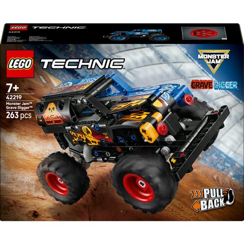 Lego LEGO&amp;reg; Technic - Monster Jam&amp;trade; Grave Digger&amp;trade; Ogenj in led (42219) Slike