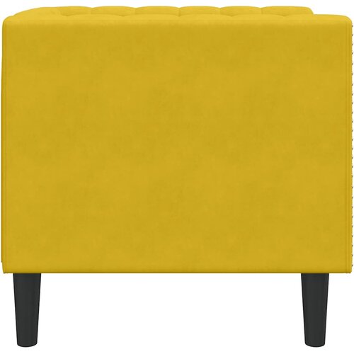  Chesterfield sofa fotelja žuti bar&amp;scaron;un Slike