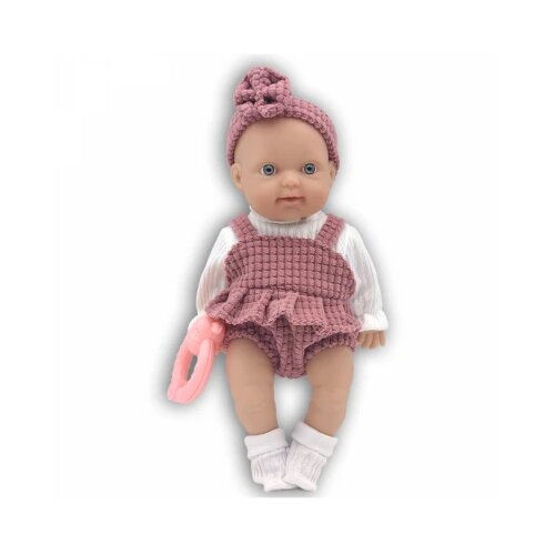  Lutka beba 25 cm sa roze trakom Cene