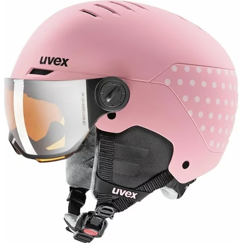 Uvex Rocket Junior Visor Pink Confetti 22/23 54-58 cm