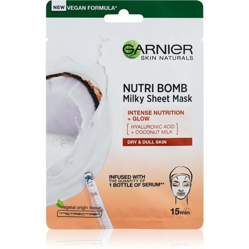 Garnier skin Naturals Nutri Bomb tekstilna maska sa kokosovim mlekom XNMZ2A4 Cene
