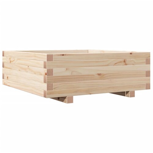 Maison Chic Vrtno cvetlično korito - Cvetlični Lonec 70x70x26,5 cm trdna borovina, (21788606) Slike
