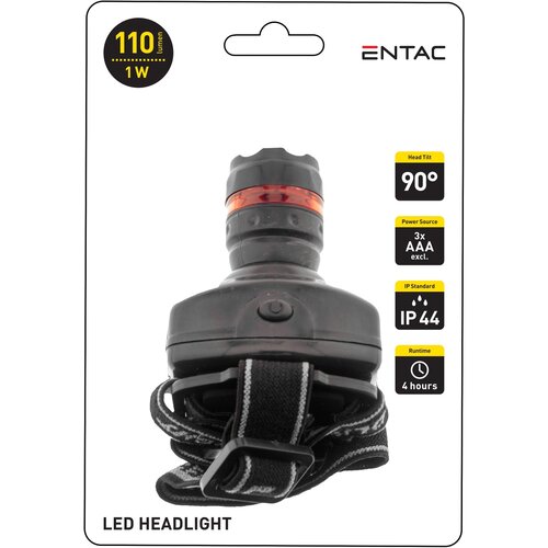 Entac 901626 Naglavna svetilka naglavna Zoom 1W LED, (21653740) Cene