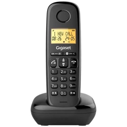Gigaset Brezžični telefon Basic 100, črne barve, (5000495045) Cene