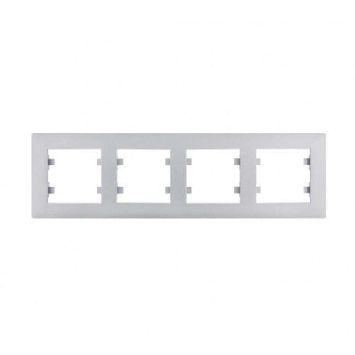 HAGER okvir 4-struki horizontalni intense sivi WL5742 Cijene