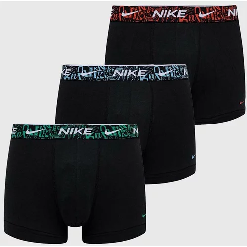 Nike Boksarice 3-pack moški, črna barva