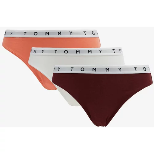 Tommy Hilfiger Underwear 3P BIKINI Ženske gaćice, boja vina, veličina