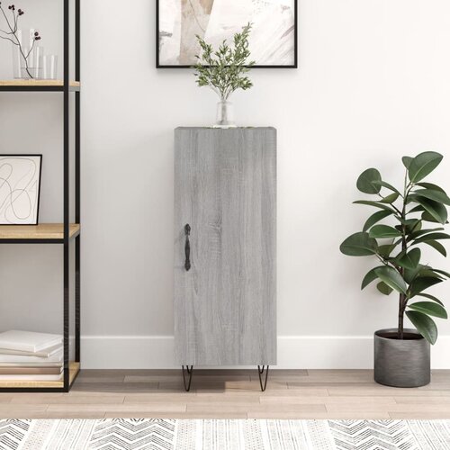 vidaXL Komoda boja hrasta sonome 34 5x34x90 cm od konstruiranog drva Cijene