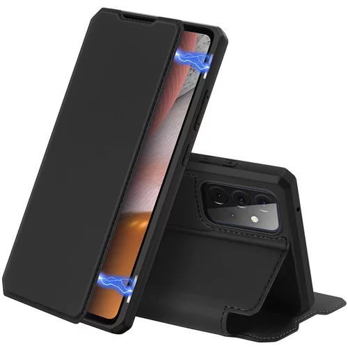 MASKA Skin Pro Bookcase Skin X za Samsung Galaxy A72 4G crna