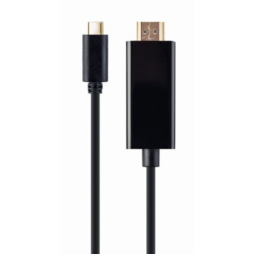  USB kabl adapter Type-C male to HDMI-male 4K 30Hz, 2 m, black, GEMBIRD, A-CM-HDMIM-01 Cene