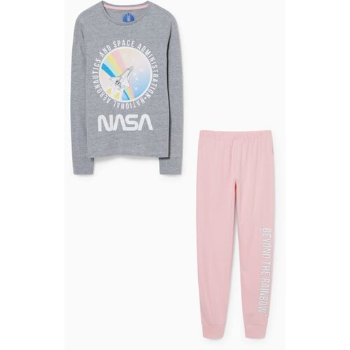 CA pidžama za devojčice, nasa, siva Cene