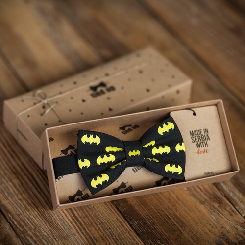 TIED UP Leptir ma&scaron;na Batman crna Cene