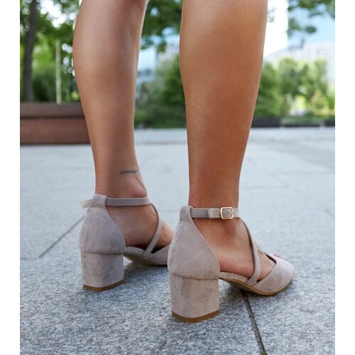 D/CEO Black sandals on a block heel Millo Cene