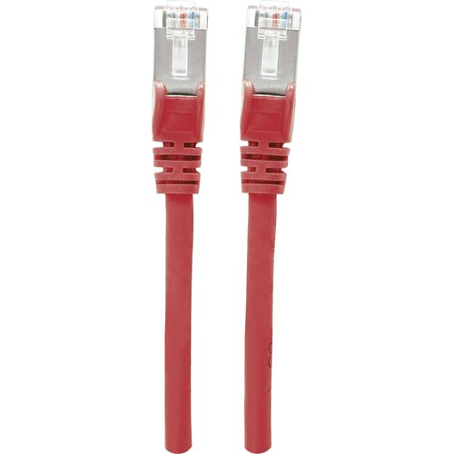 Intellinet 741064 RJ45 omrežni kabel\, Patch kabel CAT 6a S/FTP 10.00 m rdeča za&scaron;čita iz folije\, pletena za&scaron;čita\, za&scaron;čiten\, brez halogena 1 kos, (20417652) Cene