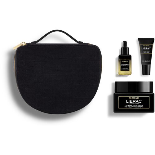 Lierac Premium Raskošna krema, 50 ml + Serum, 13 ml + Krema za zonu oko oka, 15 ml SET Cene