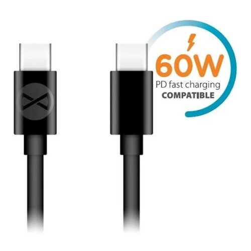 Forever cable USB-C - USB-C 1.0 m 60W black Cijene