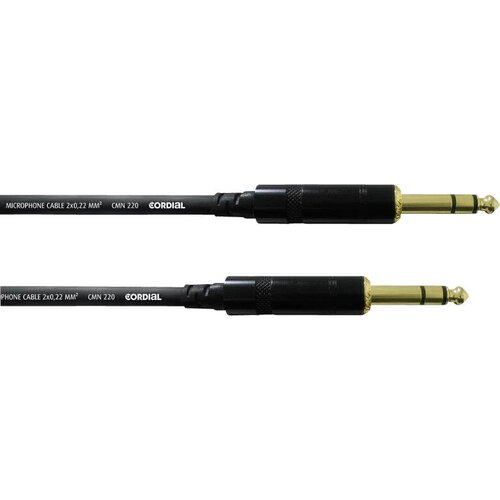 Cordial 0,9 m REAN 2 x 6,3 mm Stereo instrumentni kabel 0.9 m črne barve, (20427978) Cene