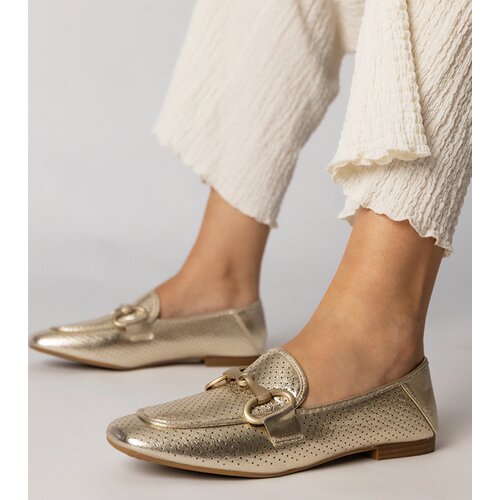 Gemre Golden elegant women's ballet flats with Serina embellishment Cijene