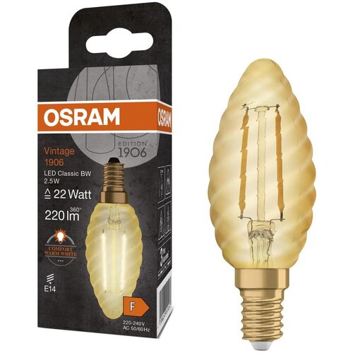  LED sijalica VINTAGE FILAMENT E14/2,5W/230V 2400K - Osram Slike