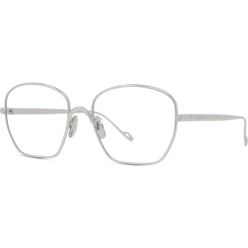 Loewe Slim Silver Geometric Eyeglasses - ONE SIZE (55) Slike