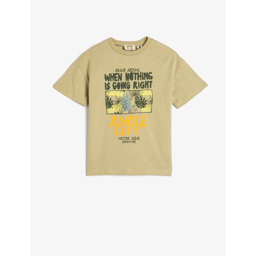 Koton T-Shirt - Khaki - Regular fit Cene