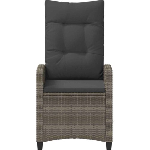  Vrtna stolica 2 pcs Siva i tamno siva 56 x 60 x 112 cm - siva i tamnosiva Slike