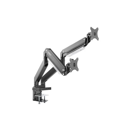 SpeaKa Professional br&amp;gt; &amp;lt;br&amp;gt; SP-MM-830&amp;lt;br&amp;gt; 2-struki &amp;lt;br&amp;gt; stolni nosač za monitor&amp;lt;br&amp;gt; 43,2 cm (17&amp;#039;&amp;#039;) - 88,9 cm (35&amp;#039;&amp;#039;)&amp;lt;br&amp;gt; integrirana priključna stanica, tehnologija plinskog tlaka, nagibni, o... Slike