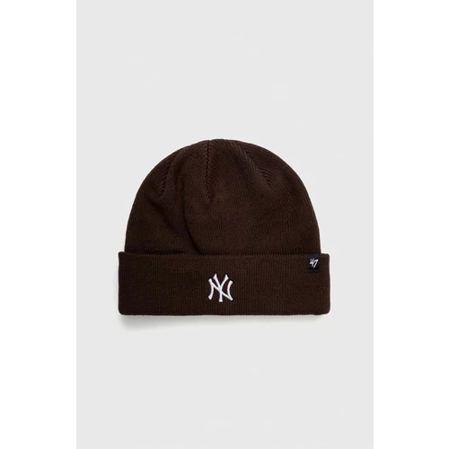 47 Brand Kapa New York Yankees Randle boja: smeđa, od debelog pletiva