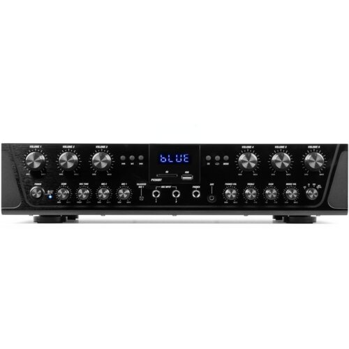 AUDIO KONDRIC 6 zonski ojačevalnik 6x 100W + bluetooth + USB SD predvajalnik - - Audio-Kondric Cene