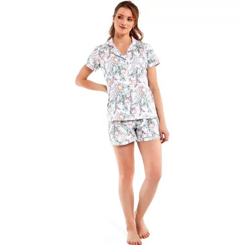 Cornette Pyjamas 346/264 Bianca kr/r S-2XL ecru