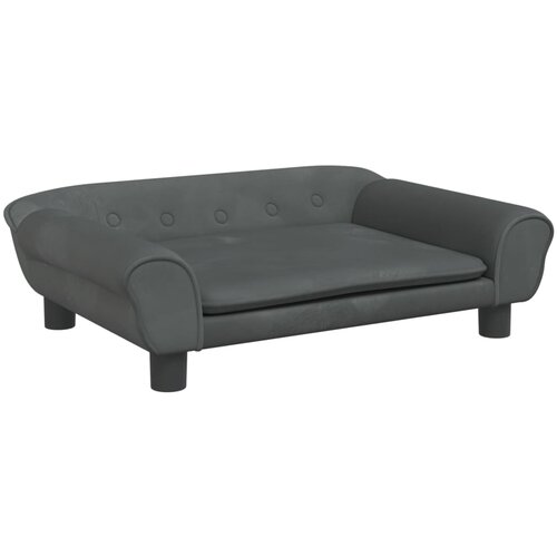 Maison Chic Otroški kavč - Otroški divan - Otroški sedež temno siv 70x45x26 cm žamet, (21729700) Cene