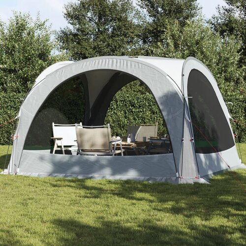 VidaXL Vrtni &amp;scaron;otor bel 360x360x215 cm 185T taft Slike