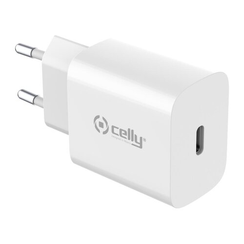 Celly punjač USB-C 25 W Planet Collection, bijela Slike