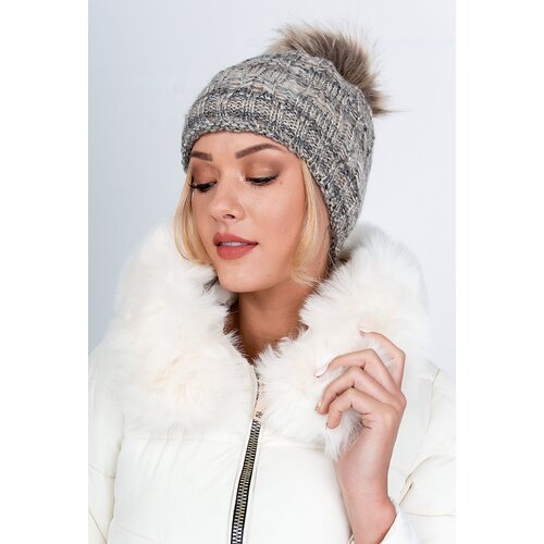 Kesi Women's winter hat - beige, Cene