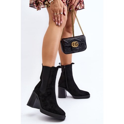 PG2 Women&amp;#039;s platform and heel ankle boots in beige Stelares Slike