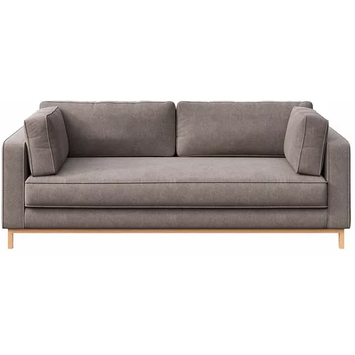 Ame Yens Svjetlo smeđa baršunasti sofa 222 cm Celerio –