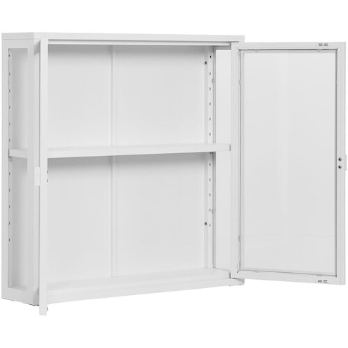 House Nordic Bela kovinska stenska vitrina 80x80 cm Brisbane &amp;ndash; Slike