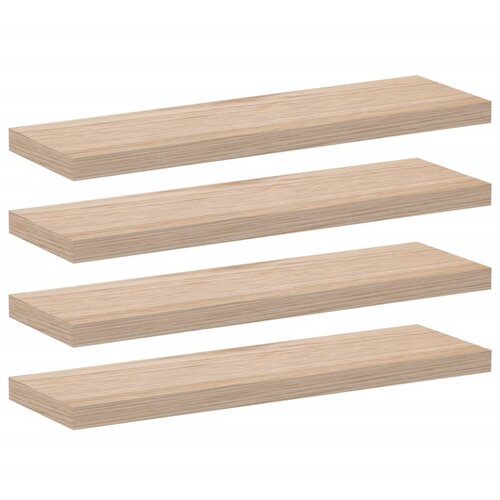 Maison Chic 4 kosi Viseče police - Stenske Police 80x23,5x4 cm inženirski les, (21758730) Slike