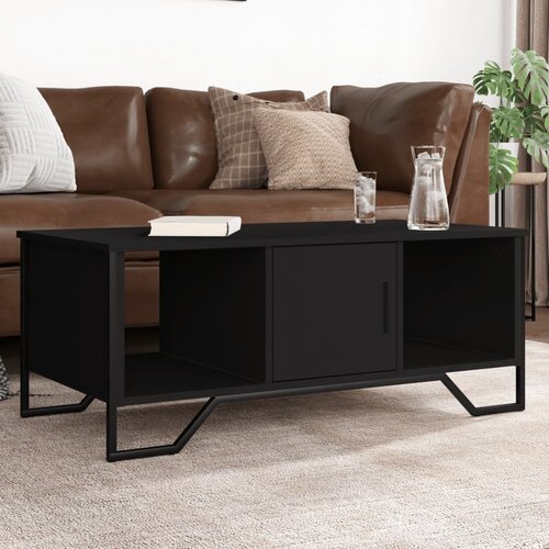  Stolić za kavu crni 100 x 51 x 40 cm od konstruiranog drva Cijene